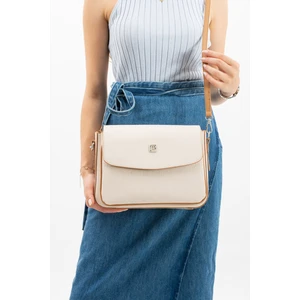 Just Polo Büyük Boy Gofraj Baskı 6 Gözlü Kadın Çapraz Omuz Çantası 29X19CM MDS20106