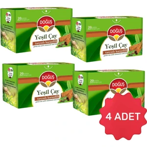 Bitki Çayı Yeşil Çay Tarçın Karanfil 20'li x 4 Adet
