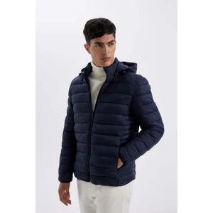 Su İtici Hafif Şişme Mont Slim Fit Dar Kesim Kapüşonlu Fermuarlı Cepli Mevsimlik N4661AZ24AU