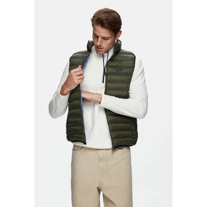 Blume Yeşil Fermuarlı ve Cepli Polyester Standard Fit Erkek Yelek