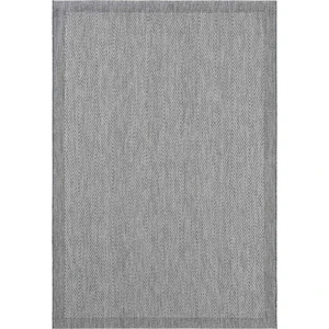 Cool Halı Grande 02 Gri Mutfak Halısı Yıkanabilir Sisal Görünümlü Mutfak Kilimi Çerçeveli Kaymaz Mutfak Yolluk