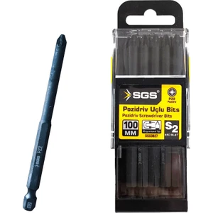 3827 Yıldız Bits Uç Pz2 x 100MM 10’lu Paket