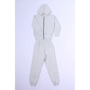 Kız Çocuk Eşofman Takımı Kapşonlu Fermuarlı C48