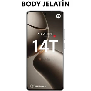 Xiaomi 14T Uyumlu Ön Body Şeffaf Ultra Ekran Koruyucu Nano Jelatin