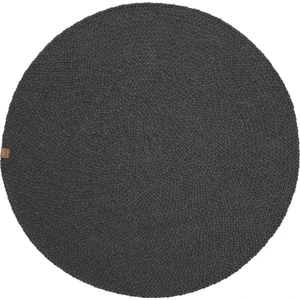 Cool Halı Glenn 611 Antrasit Banyo Halısı Yuvarlak Hol Halı Hasır Dokulu Banyo Paspası Mutfak Halısı