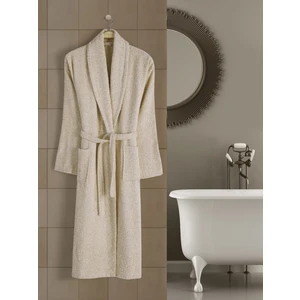 Rozet Tekstil Açık Kahve 4XL Büyük Beden Şalyaka Cepli Bornoz Pamuklu Hamam Sauna Banyo Battal Kadın Erkek Unisex 3xl 4xl Bornoz