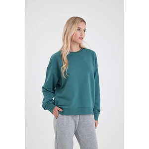 Kadın Rhona Orman Bisiklet Yaka Regular Fit 3 Iplik Sweatshirt