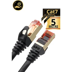 M109XF Cat7 Kablo /5 METRE-26AWG-S/FTP/10GBPS-600 MHZ-10000MBPS%27E Kadar./CAT7 Ethernet Kablosu