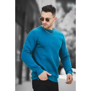 Gomez Fitted Üç Iplik Şardonlu Içi Pamuklu Bisiklet Yaka Sweatshirt