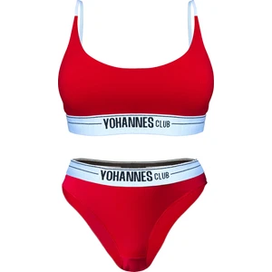 Yohannes Club Yohannesclub, Kadın, Iç Çamaşırı Takımı, (Bralet-Slip), Kırmızı
