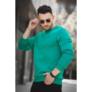 Gomez Fitted Üç Iplik Şardonlu Içi Pamuklu Bisiklet Yaka Sweatshirt