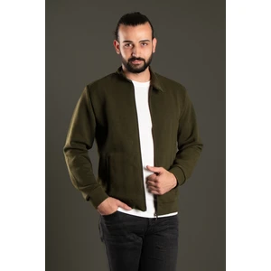 Zeki Özer Erkek Haki Desenli Hırka