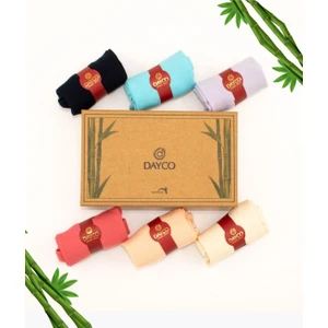 Premium Dikişsiz Yarım Konç Kadın Bambu Çorap 6'lı Karışık Paket