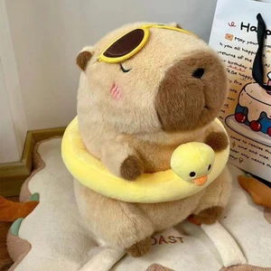 Yüzme Kapibara Peluş Oyuncak Çocuk Hediyesi (Yurt Dışından)