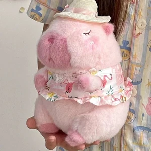 Pembe Yaz Kapibara Peluş Oyuncak Çocuk Hediye Pembe (Yurt Dışından)