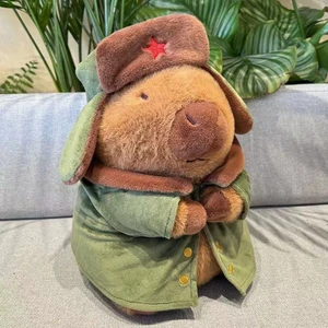 Yeşil Ceket Kapibara Peluş Oyuncak Çocuk Hediye (Yurt Dışından)