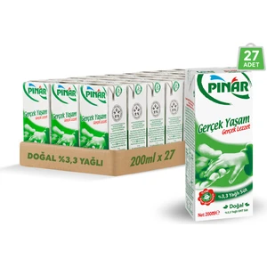 Yağlı Süt 200 ml x 27 Adet