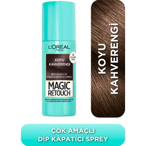 L'Oréal Paris Magic Retouch Beyaz Dipleri Kapatıcı Sprey - Koyu Kahverengi