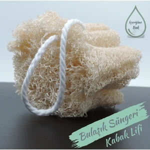 Doğal Kabak'lifi Bulaşık Süngeri Askılı 7 Cm