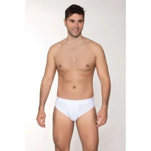 Erkek Modal Slip Logo Lastikli Beyaz