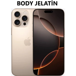 Iphone 16 Pro Uyumlu 360 Derece Arka Hidrojel Film Koruma Body Jelatin