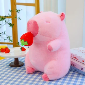 Capybara Peluş Oyuncak Çocuk Hediye Pembe (Yurt Dışından)