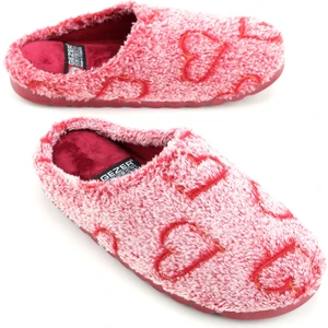 Kadın Kışlık Nakışlı Kalp Tasarım Rahat Taban Ev Bahçe Gondol Terlik