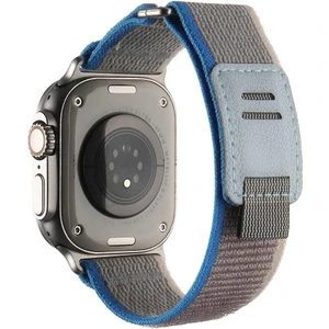 Apple Watch 10 46 mm Uyumlu Kordon Yeni Seri Trail Loop Naylon Örgü Kayış Cırt Cırtlı