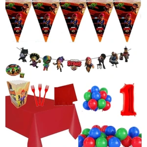 Düvenci Ticaret Brawlstar Doğum Günü Yaş Balon Seti
