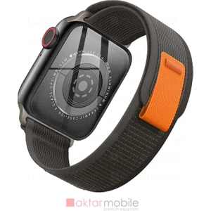 Apple Watch 10 / 11 46 mm Uyumlu Trail Loop Kordon Naylon Örgü Kayış