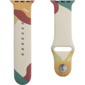 Apple Watch 10 / 11 42 mm Uyumlu Silikon Kordon Soft Yüzey Spor Morandi Kayış