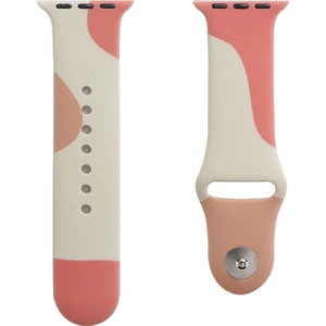 Apple Watch 10 / 11 42 mm Uyumlu Silikon Kordon Soft Yüzey Spor Morandi Kayış