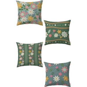 Arancione Co. Çiçek 4’lü Kırlent Kılıf DS40