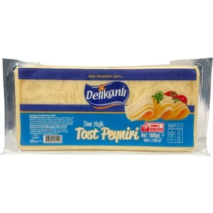 1 Kg. Delikanlı Tam Yağlı Tost Kaşar Peyniri