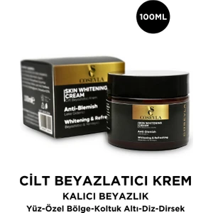 Kalıcı Cilt Beyazlatıcı Yoğun Bakım Leke Kremi Özel Bölge Koltuk Altı Yüz Dirsek Kararmaları 100 ML