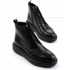 Siyah Siyah Antik  Erkek Bot & Bootie E02011008041