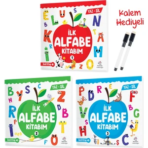 Yükselen Zeka Ilk Alfabe Kitabım Seti (Yaz-Sil) - Sesli Kitap