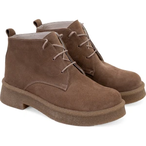 Alena Vizon Kadın Bağcıklı Süet Deri Bot