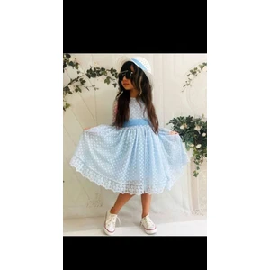 Esmaca Moda Kız Çocuk Elbise Mavi