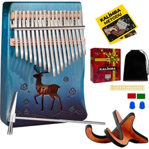 KLX-510-PAK Kalimba 17 Tuşlu Full Set