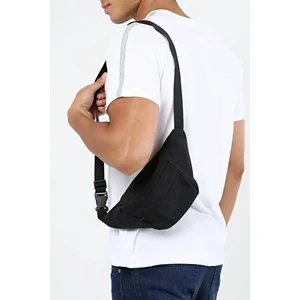 Su Geçirmez Kumaş Özellikli Askılı Çapraz Siyah Unisex Omuz ve Bel Çantası