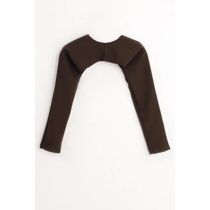 Pınkmark Kadın Içe Giyilen Tesettür Kahverengi Bolero Bluz Kolluk MCPMBL25601