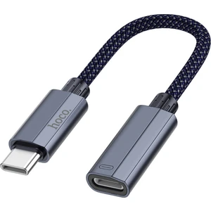 UA29A 15CM Tak Çalıştır Type-C To Alüminyum Örgülü Kablolu Lightning Dönüştürücü