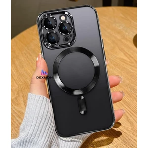 iPhone 16 Pro Max Kılıf Kamera Lens ve Hoparlör Toz Korumalı Magsafe Şarj Özellikli Esnek Silikon
