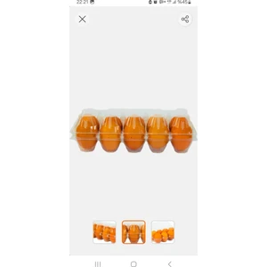 Plastik Yumurta Viyol 200 Adet 10 Lu