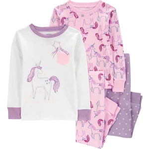 Kız Bebek Pijama Set 4'lü Paket