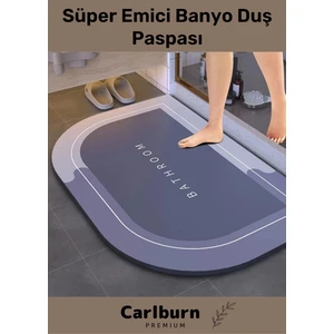 Özel Üretim Nano Teknoloji Kaymaz Kauçuk Hızlı Kuruma Nappa Deri Süper Emici Banyo Duş Paspası