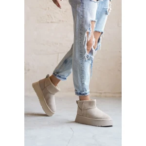 Tüylü Içi Kürklü Ugg Bot