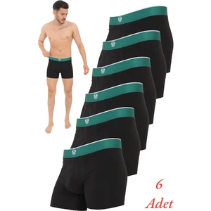 Şık Desenli Yumuşak Dokulu Lüks Pamuklu Erkek Boxer 6 Adet