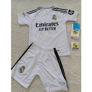 Arda Güler Real Madrid Beyaz Çocuk Forması 4'lü Set 24/25 Sezon
